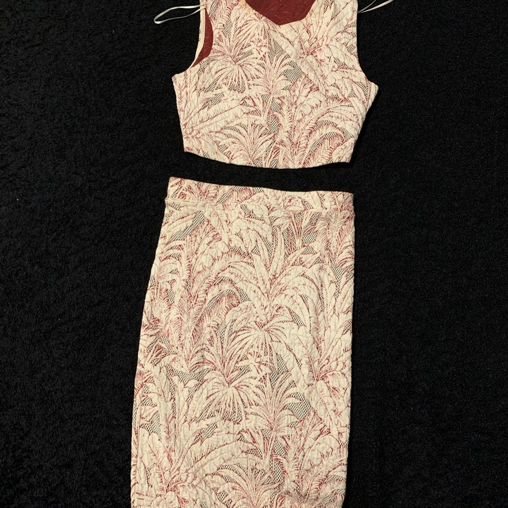 Zara midi skit and crop top